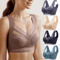 Plus Size Ice Silk Seamless Wireless Bralette With Lace Support 0