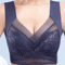 Plus Size Ice Silk Seamless Wireless Bralette With Lace Support 1