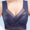 Plus Size Ice Silk Seamless Wireless Bralette With Lace Support 1