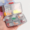 Weekly Pill Organizer Airtight Large Capacity Travel Pill Box 0
