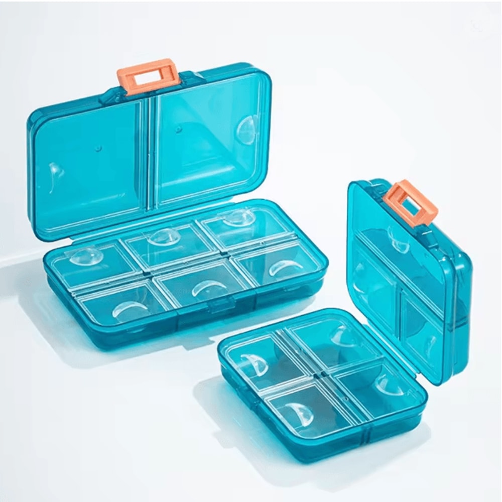 Weekly Pill Organizer Airtight Large Capacity Travel Pill Box 3