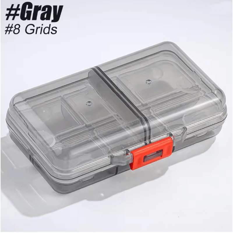 Weekly Pill Organizer Airtight Large Capacity Travel Pill Box 8