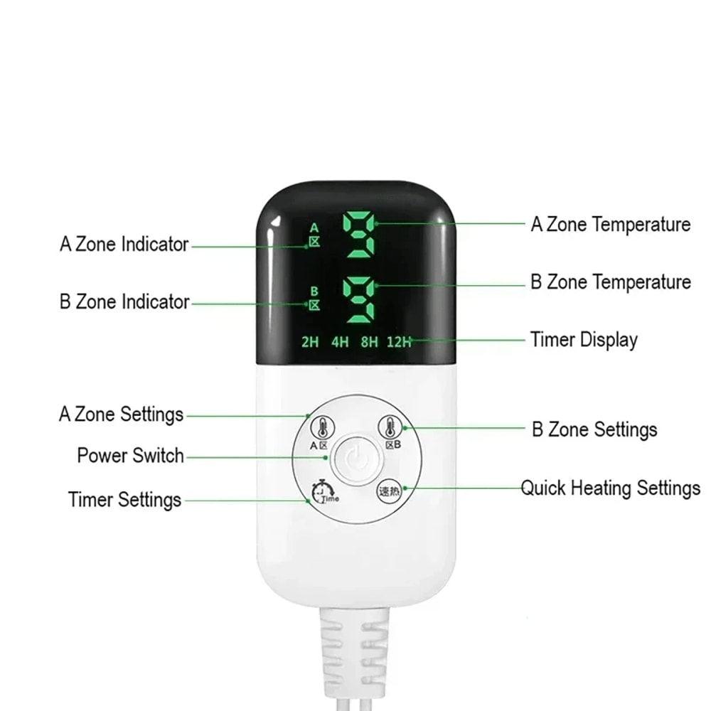 Lumbar support heating cushion