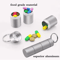 Mini Waterproof Aluminum Pill Organizer Portable Travel Case 1