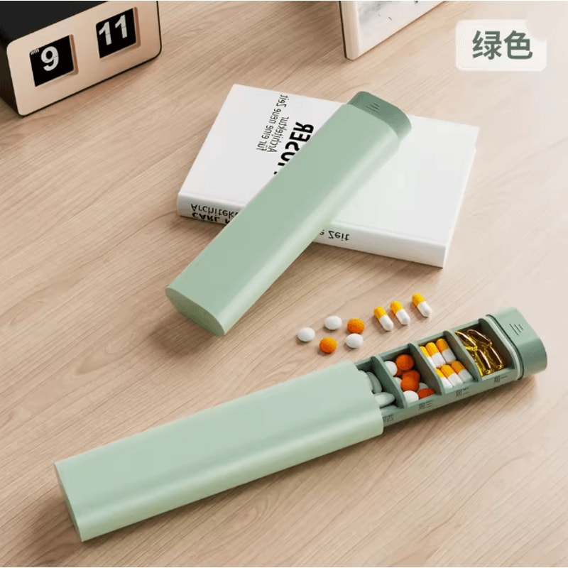 Premium 7 Day Pill Organizer Portable Weekly Medicine Case 7