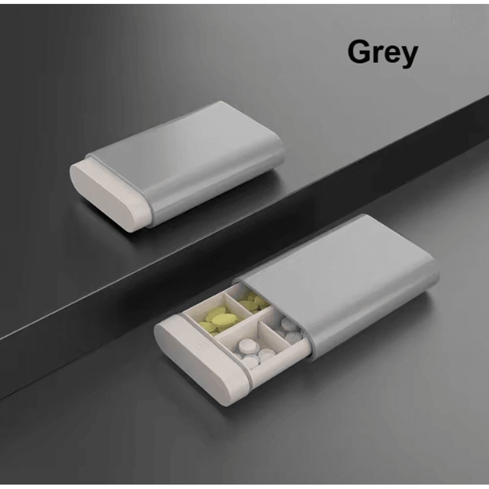 Mini Portable Travel Pill Case 7 Day Compact Medicine Organizer 4