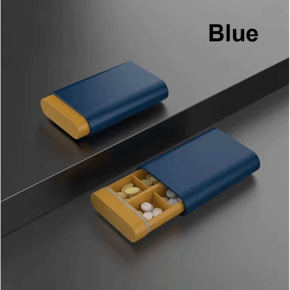 Mini Portable Travel Pill Case 7 Day Compact Medicine Organizer 6