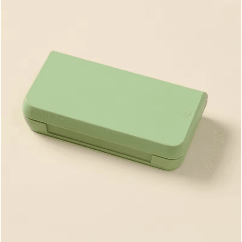 Mini Travel Pill Organizer Compact Three Grid Medicine Case 5