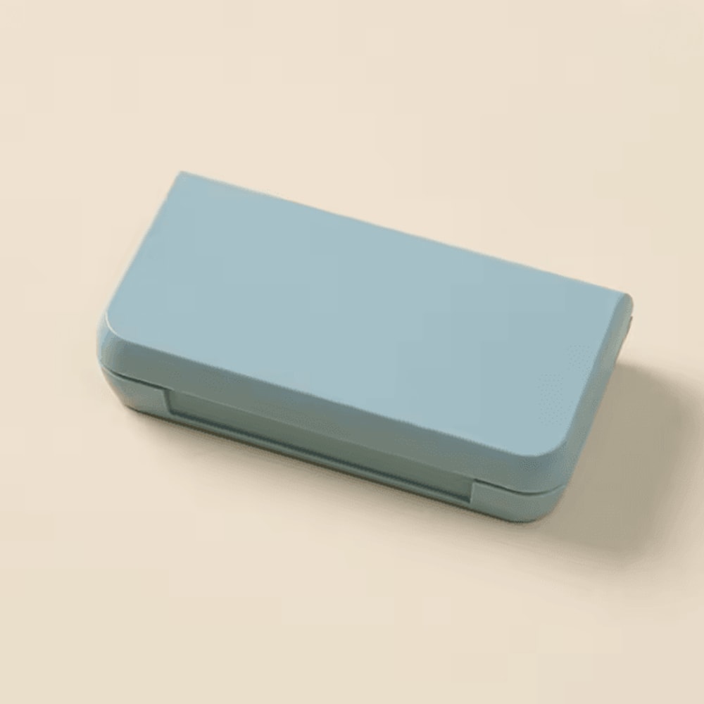 Mini Travel Pill Organizer Compact Three Grid Medicine Case 6