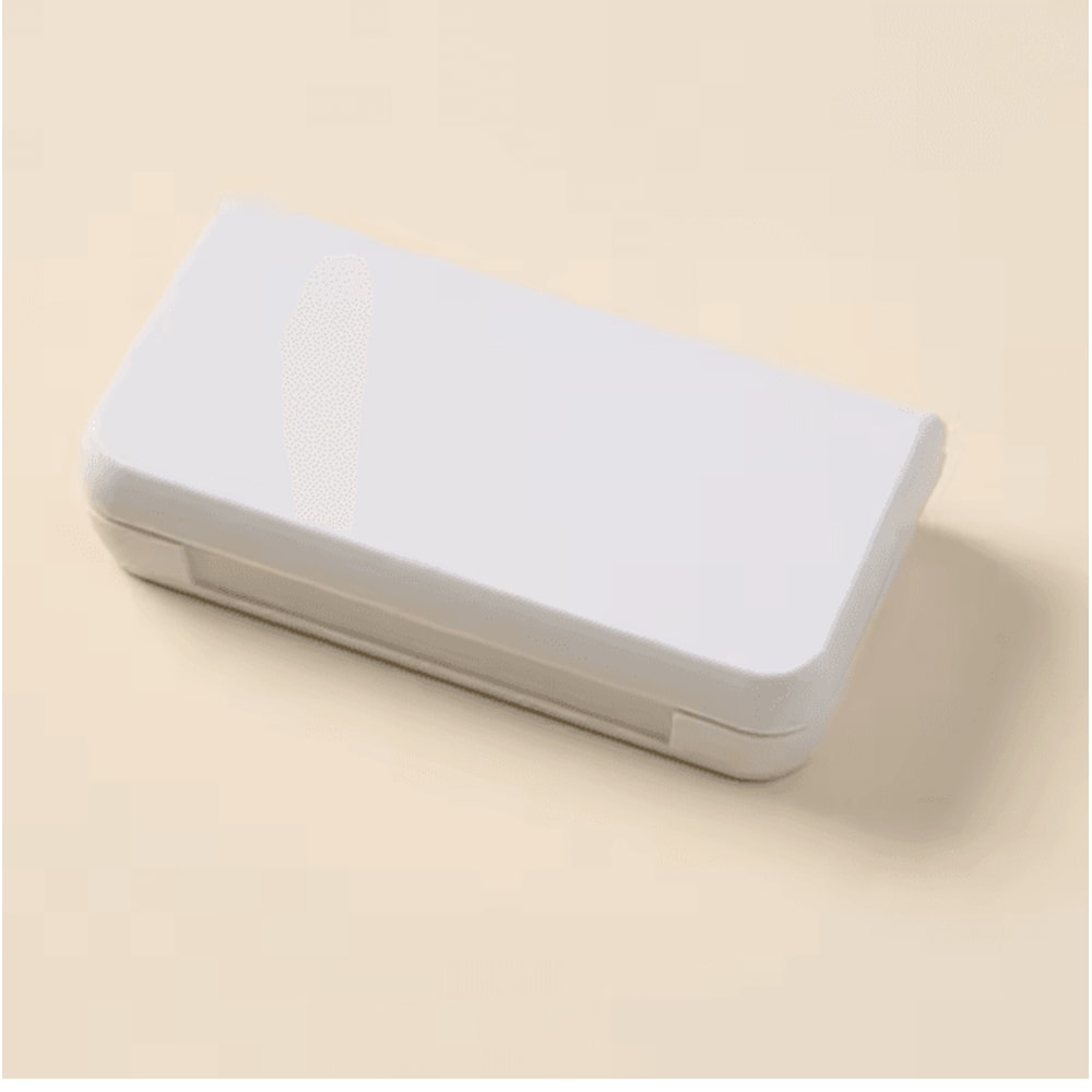 Mini Travel Pill Organizer Compact Three Grid Medicine Case 7