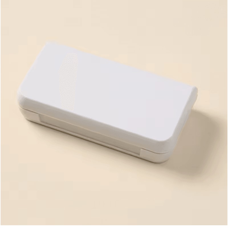 Mini Travel Pill Organizer Compact Three Grid Medicine Case 7