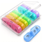 7 Day Pill Organizer Three Times Daily Anti Light Medicine Box 4