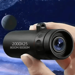 hd monocular telescope with phone holder portable zoom for outdoor viewing