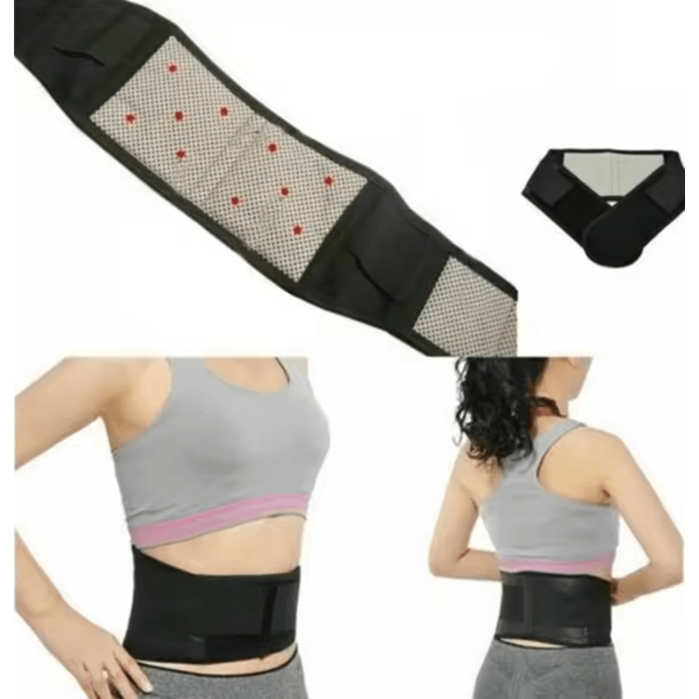 Adjustable Self Heating Lumbar Support Belt For Back Pain Relief 2