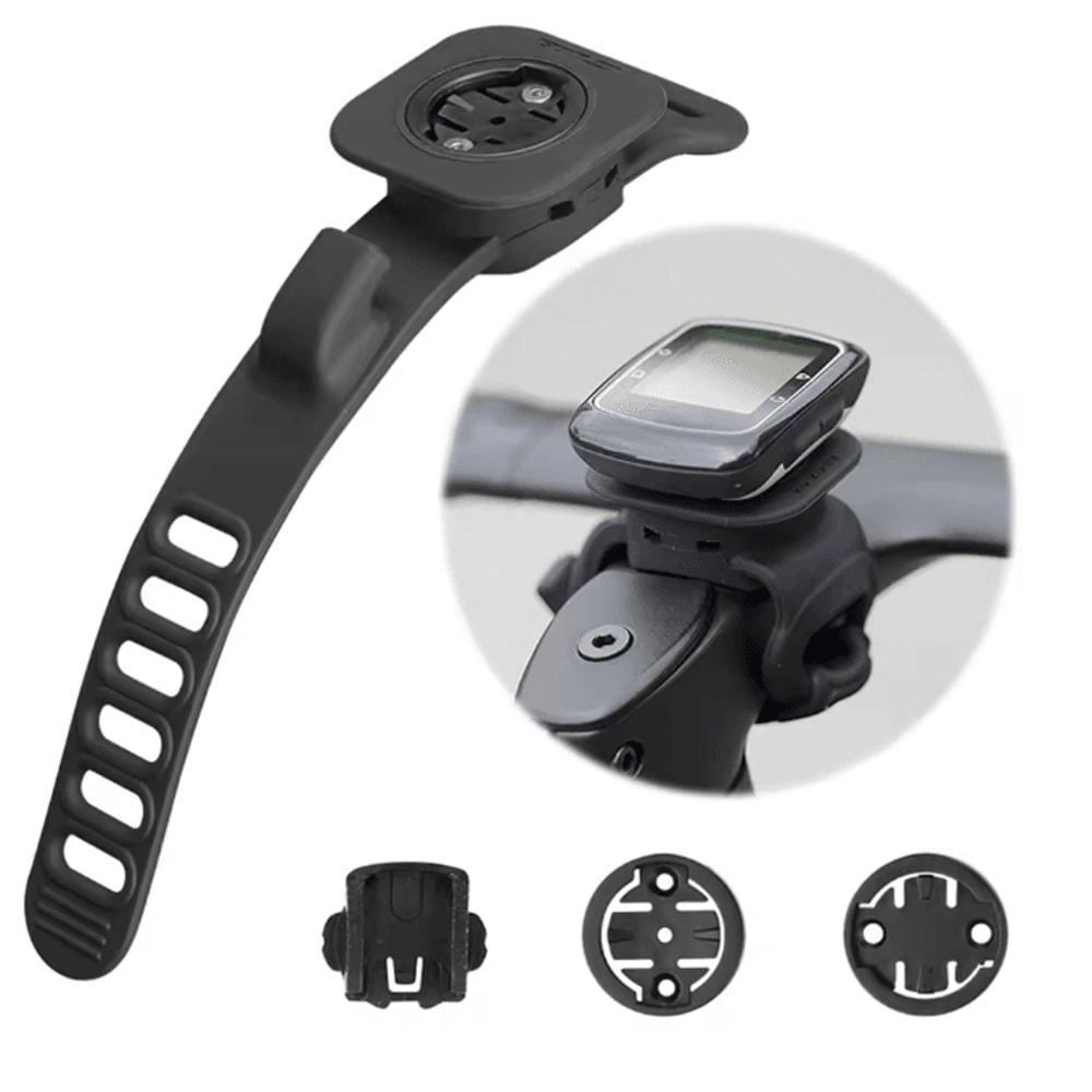 Silicone Bicycle Computer Mount Non Slip Handlebar Bike Stand 1