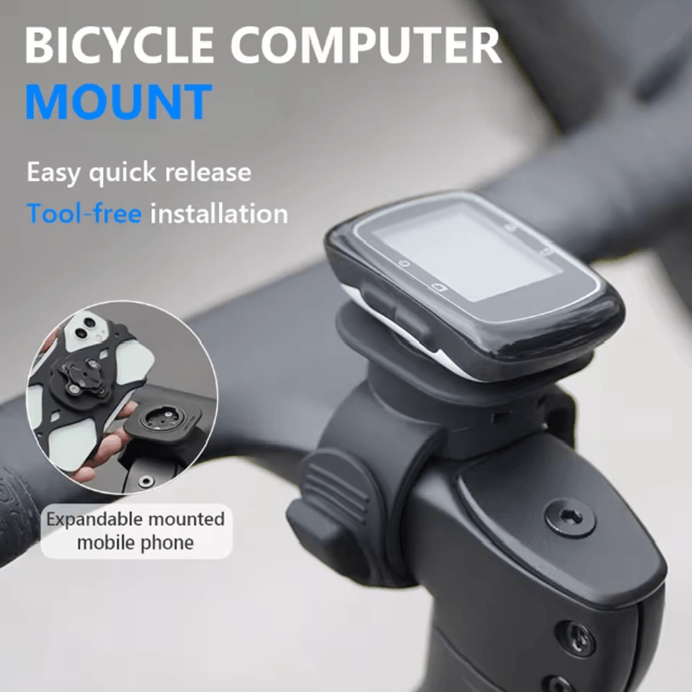 Silicone Bicycle Computer Mount Non Slip Handlebar Bike Stand 2
