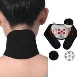 self heating cervical neck support sleeve for warmth and comfort