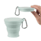 Portable Silicone Folding Cup With Hanging Hole For Travel And Outdoors 0