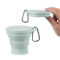 Portable Silicone Folding Cup With Hanging Hole For Travel And Outdoors 0