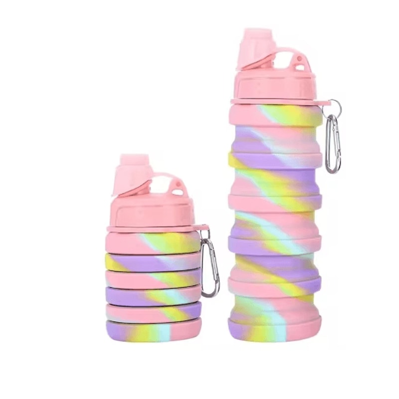 Portable Silicone Folding Cup With Hanging Hole For Travel And Outdoors 4