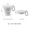 Portable Silicone Folding Cup With Hanging Hole For Travel And Outdoors 5