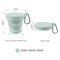 Portable Silicone Folding Cup With Hanging Hole For Travel And Outdoors 6