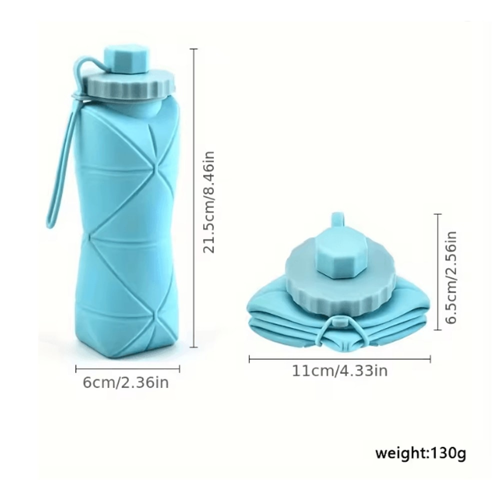 Collapsible Silicone Water Cup Portable Sports Travel Bottle 3
