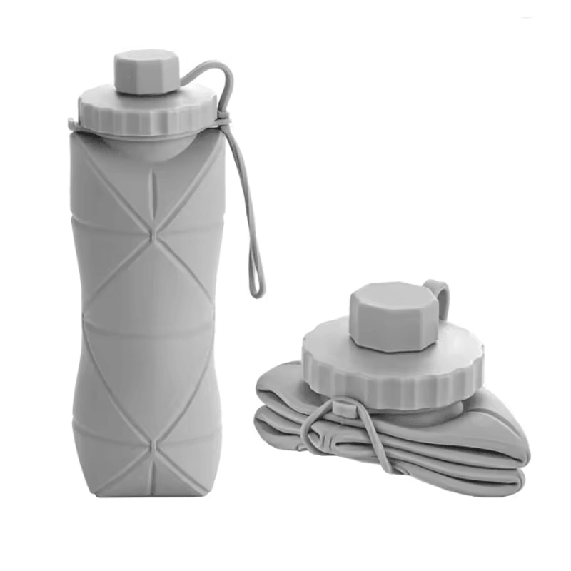 Collapsible Silicone Water Cup Portable Sports Travel Bottle 6
