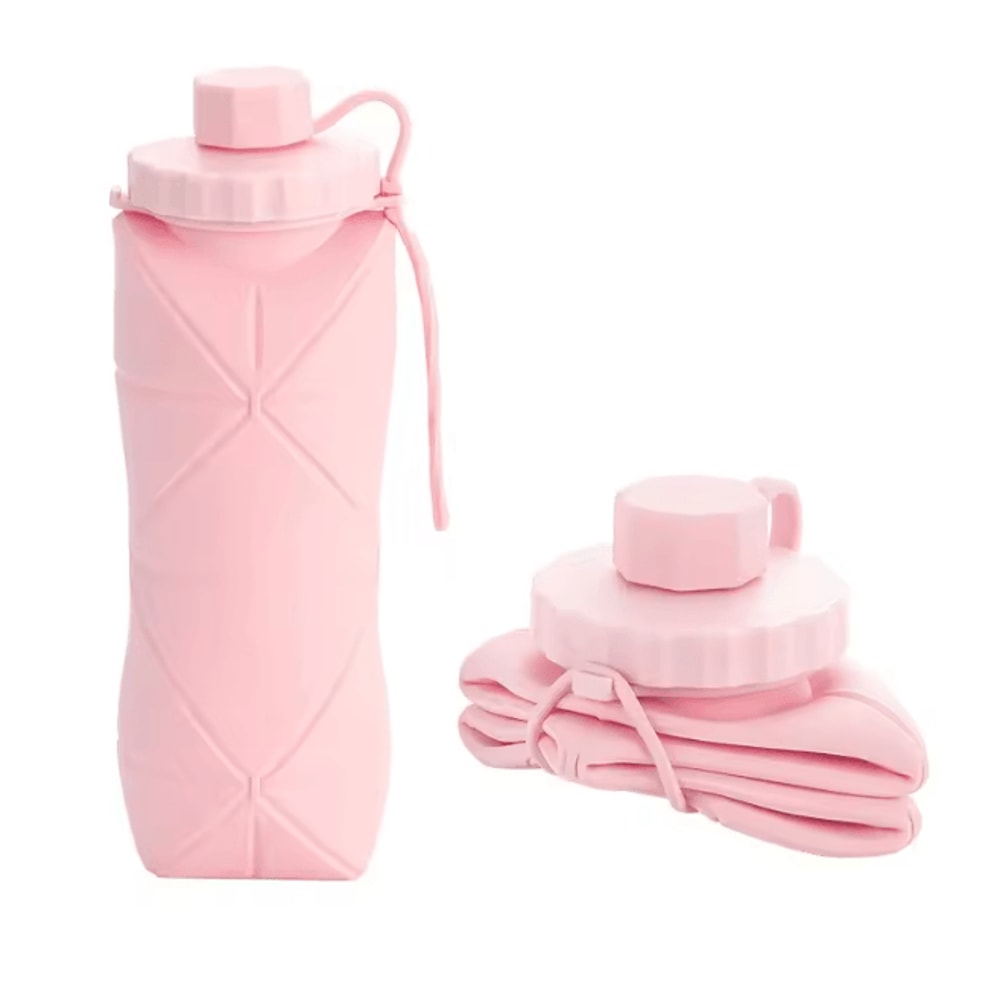 Collapsible Silicone Water Cup Portable Sports Travel Bottle 7
