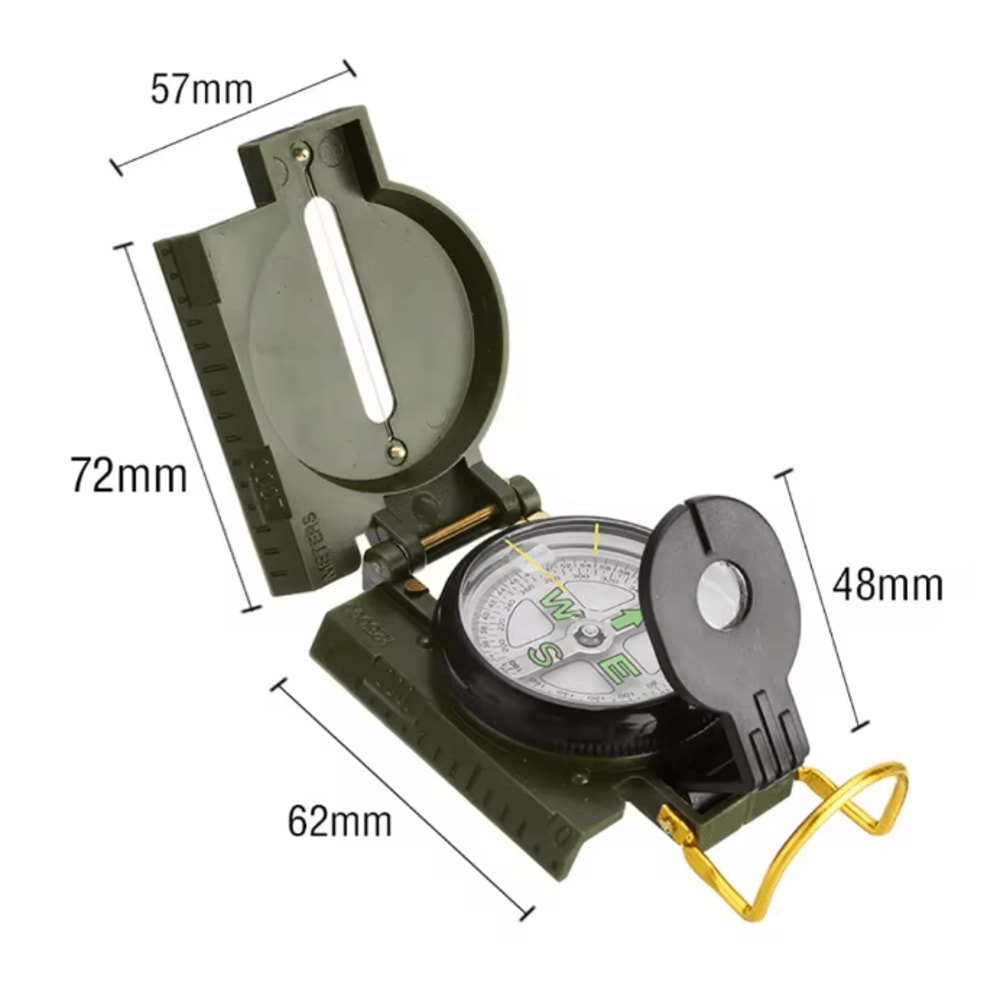 Waterproof Military Compass High Precision Metal Navigation Tool 4