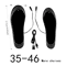USB Heated Insoles Electric Foot Warmers For Winter Comfort 3