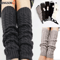 Womens Floral Knit Leg Warmers For Autumn And Winter 0