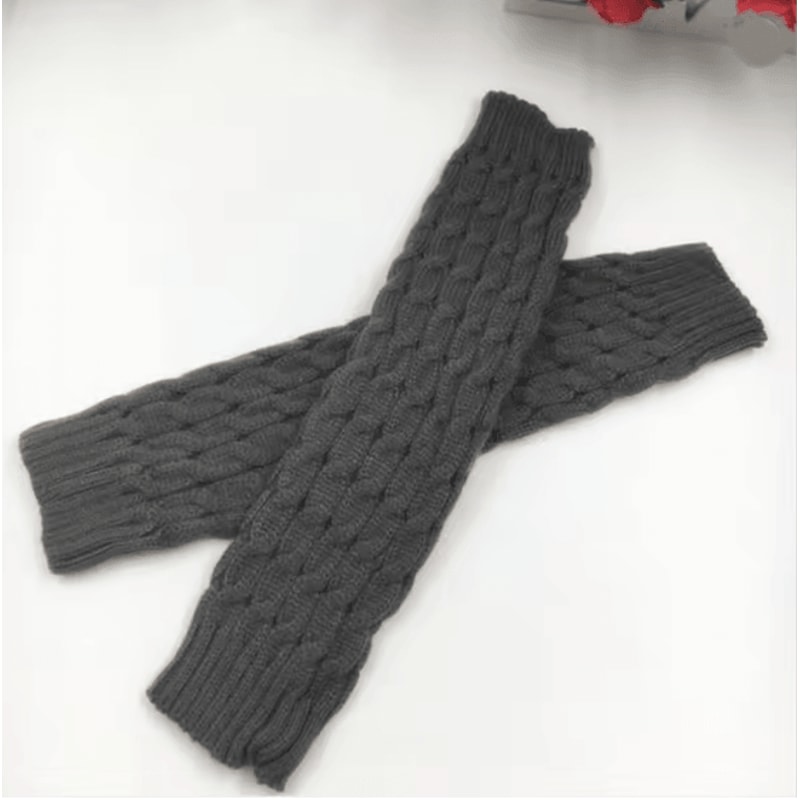 Womens Floral Knit Leg Warmers For Autumn And Winter 9