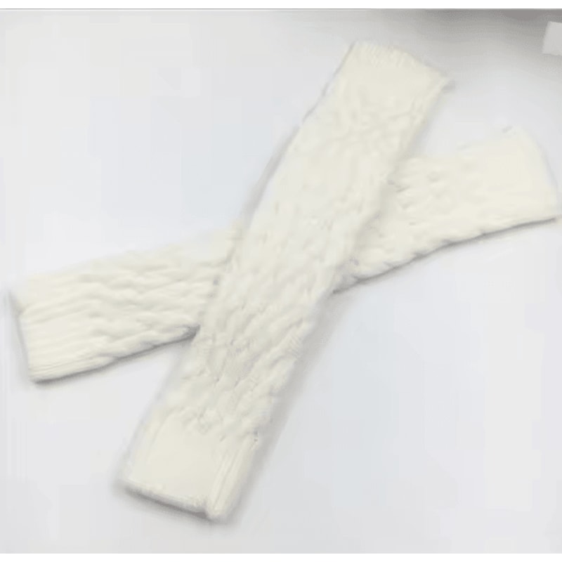 Womens Floral Knit Leg Warmers For Autumn And Winter 6