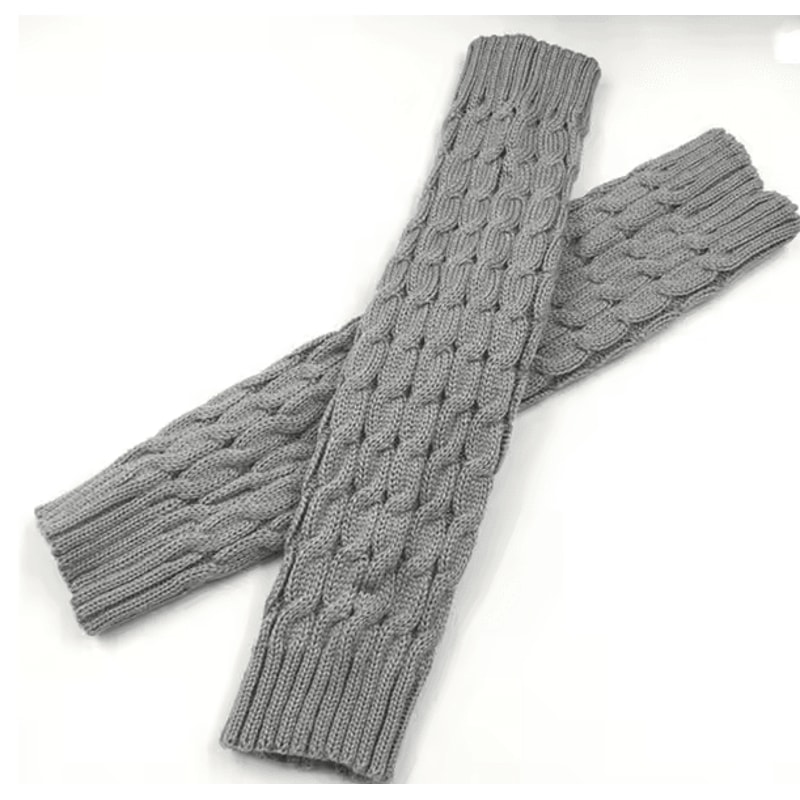 Womens Floral Knit Leg Warmers For Autumn And Winter 7