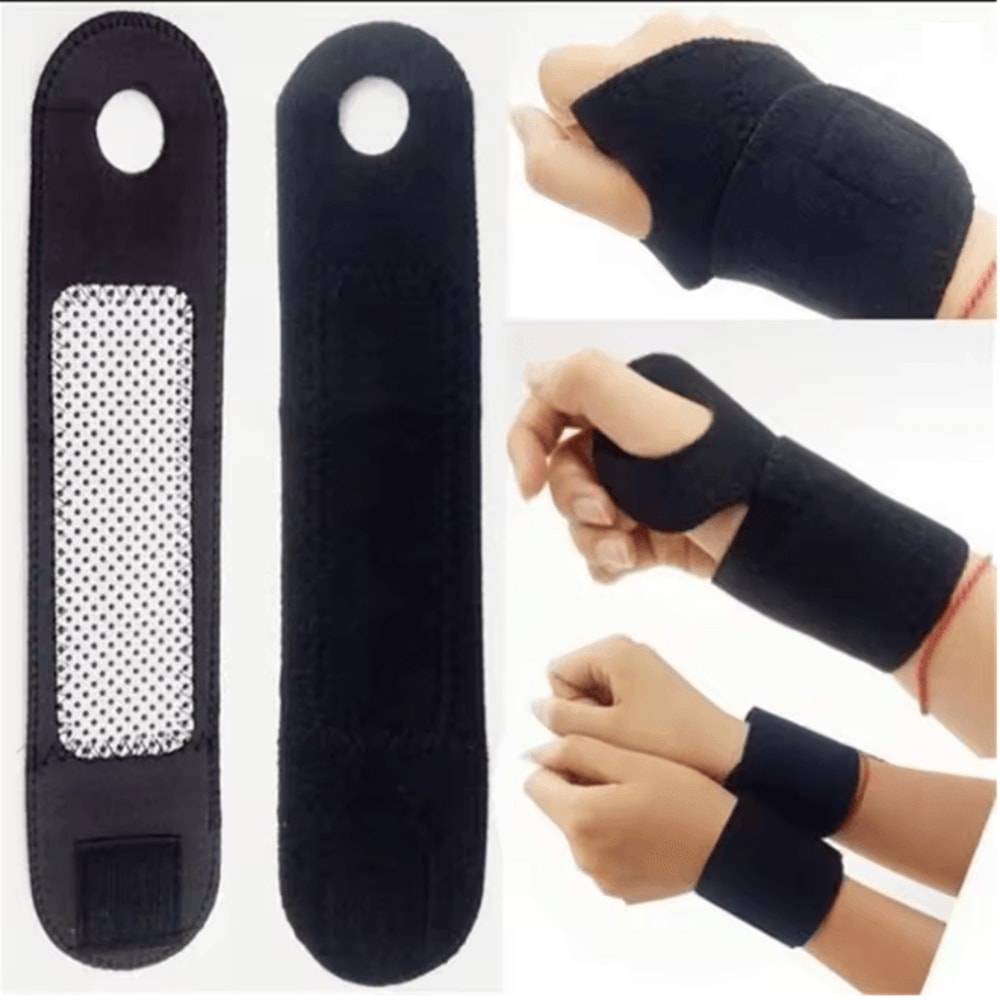 ThermaRelief Self Heating Wrist Brace With Magnetic Therapy Support 2