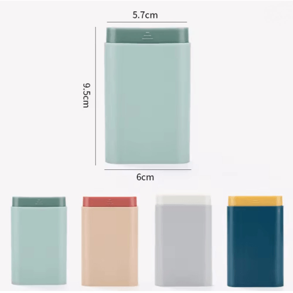 Portable Weekly Pill Organizer Travel Vitamin Box 3