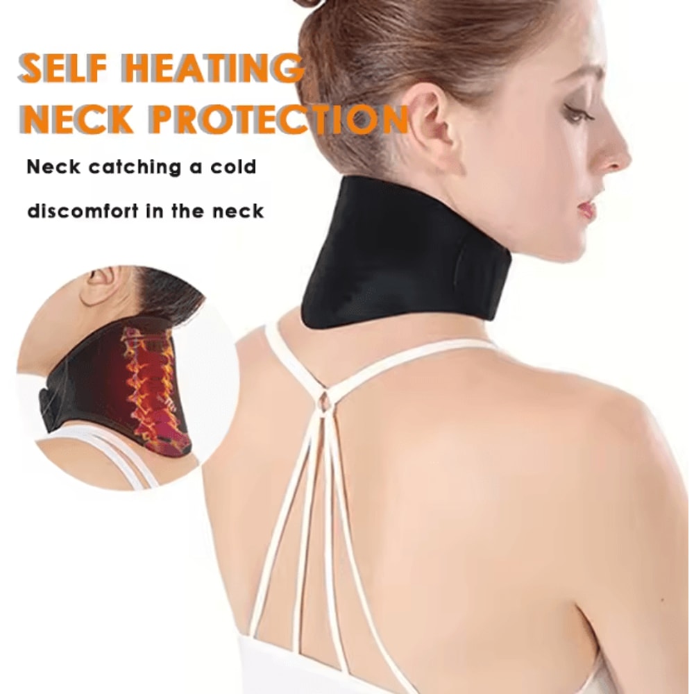Self Heating Neck Support Brace Magnetic Cervical Relief 1