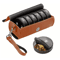 Weekly AM PM Pill Organizer With Leather Travel Case 6