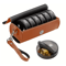 Weekly AM PM Pill Organizer With Leather Travel Case 6