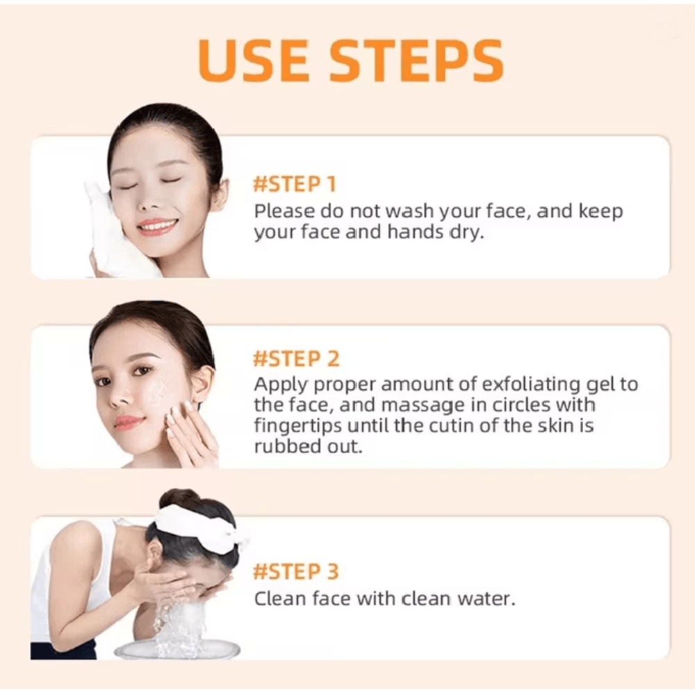 Orange Gentle Exfoliating Gel For Full Body Skin Renewal 2