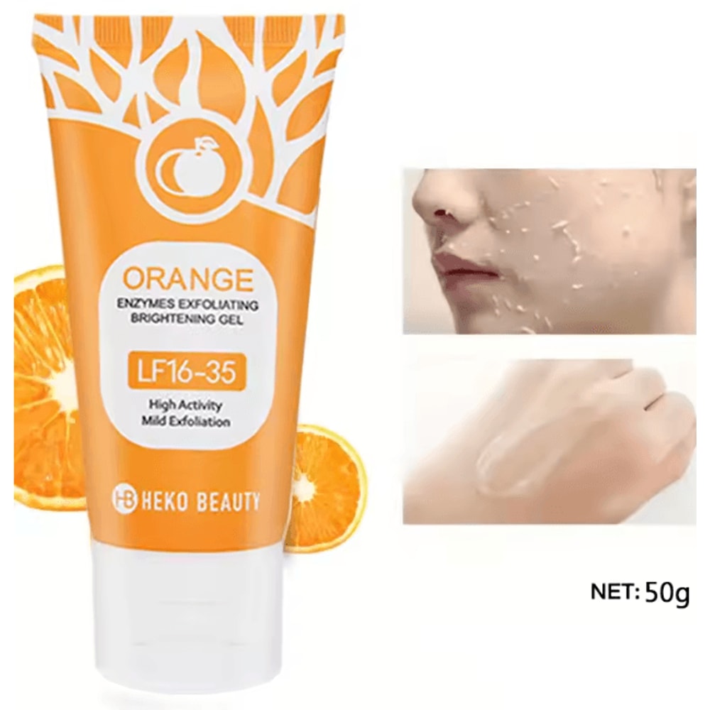 Orange Gentle Exfoliating Gel For Full Body Skin Renewal 4