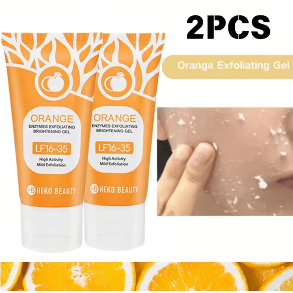 Orange Gentle Exfoliating Gel For Full Body Skin Renewal 5