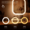 Modern LED Vanity Makeup Mirror With Touch Control 3