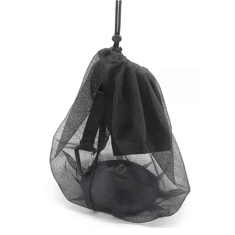 Portable Mesh Drawstring Sports Ball Backpack 4