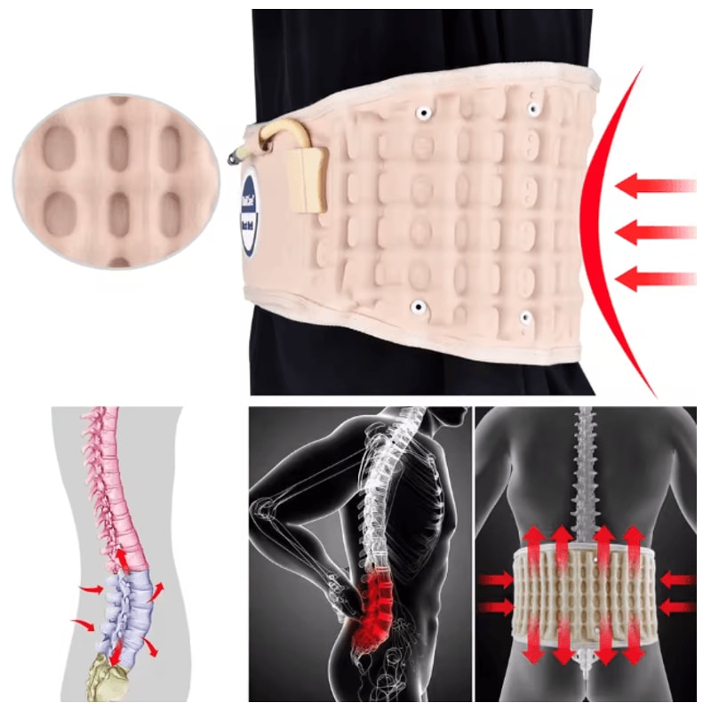 Inflatable Lumbar Decompression Belt For Lower Back Support 2