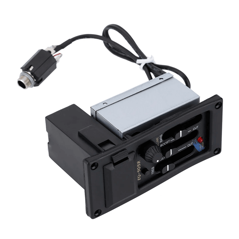 Acoustic Guitar Preamp EQ Pickup With Built In Tuner 4