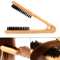 Double Brush Head Wooden Hair Comb Anti Static Styling Tool 2