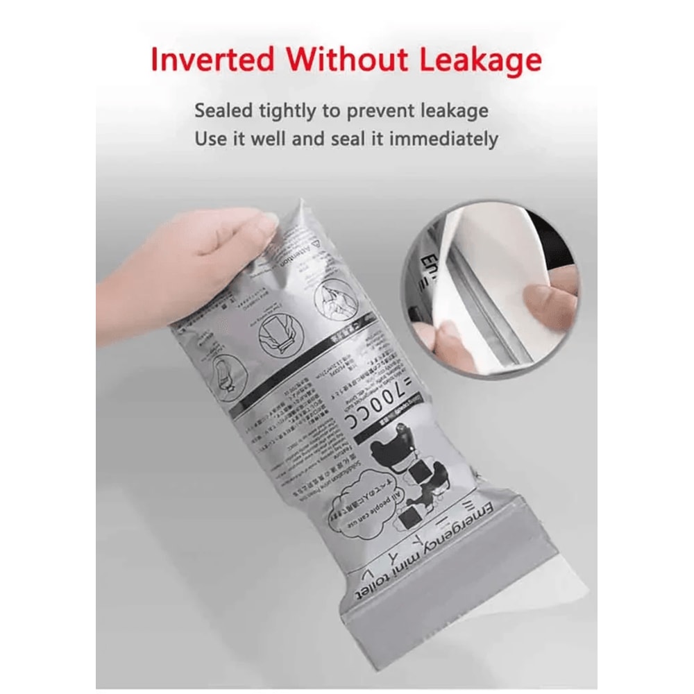 Portable Car Emergency Urine Bag Disposable Travel Toilet 1