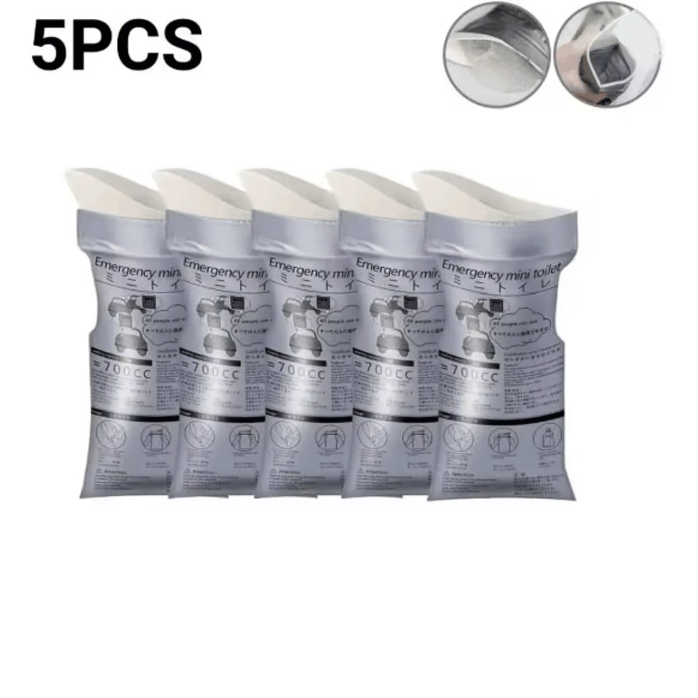 Portable Car Emergency Urine Bag Disposable Travel Toilet 3